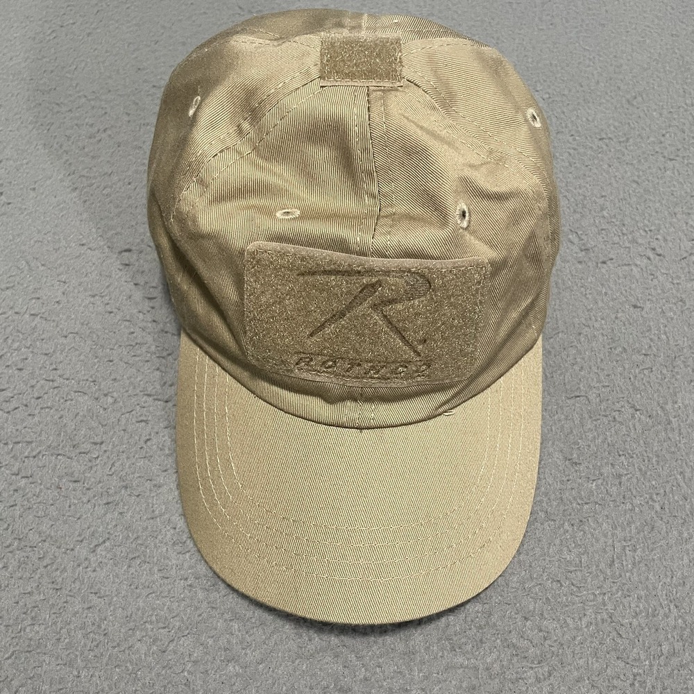 Rothco Baseball Cap Hat Mens One Size Brown Cotton Hook & Loop‎ Adjustable Strap